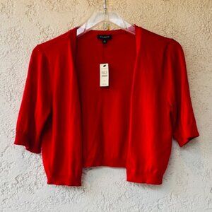 Talbots Red Shrug – new with tags